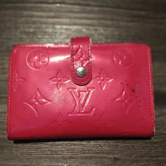 Louis Vuitton Vernis French Purse Wallet Rose Pop - Picture 1 of 12